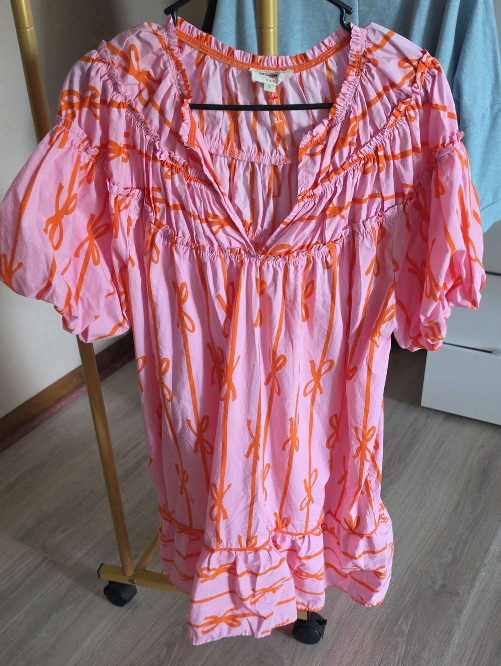 Umgee | Pink & Orange Printed Women’s Cotton Dress
